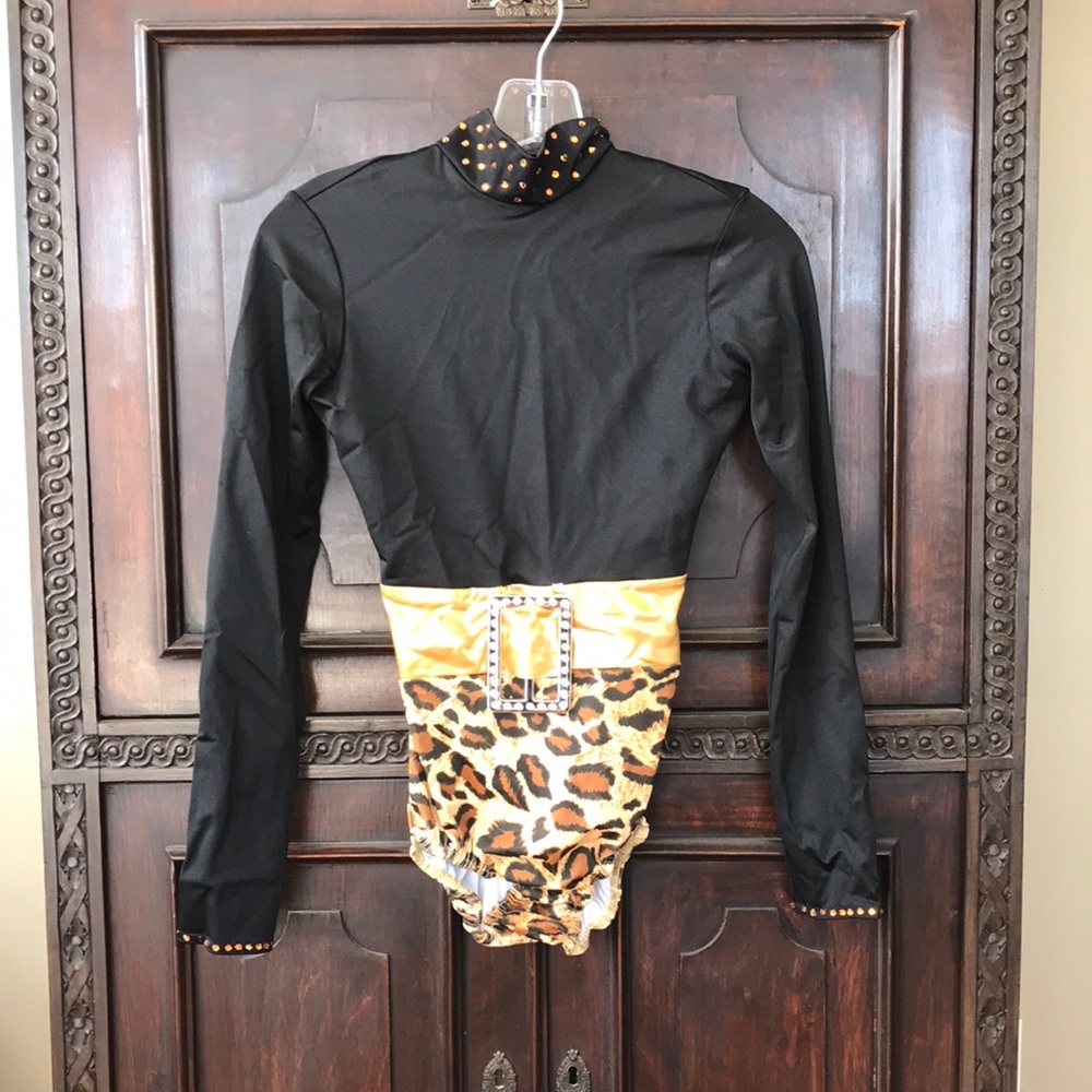 Kelle jazz dance costume stones added size teen